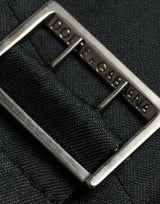 Vestido de chaleco de lana negra chaleco formal