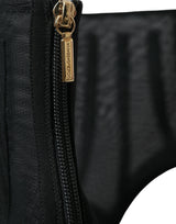 Scarpe con caviglia con tacchi a spillo nera