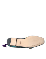 Πολύχρωμα jacquard διακοσμημένα παπούτσια loafers