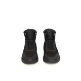 Sneaker in pelle di mucca nera