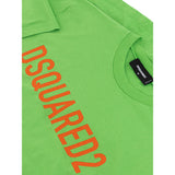 T-shirt en coton vert électrique pour hommes