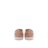 Eleganti sneaker in pelle rosa per donne