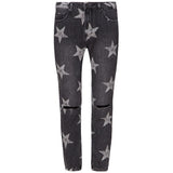 Gray Cotton Women Jeans