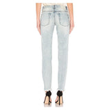 Light Blue Cotton Women Jeans