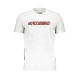 Gray Cotton Men T-Shirt
