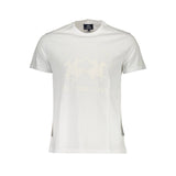 White Cotton Men T-Shirt