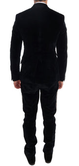 Elegante vestito a tre pezzi blu a tre pezzi