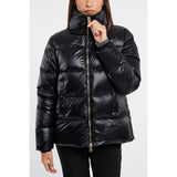 Black Polyester Jackets & Coat