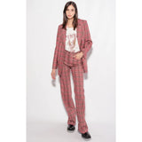 Red Polyester Jeans & Pant