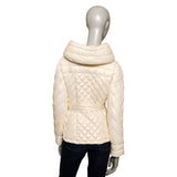 Beige Polyester Women Jacket