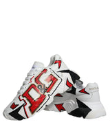 White Daymaster Hand Painted Sneakers Shoes
