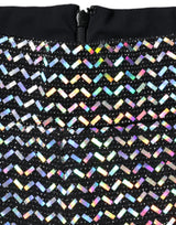 Silver Iridescent Sequin Ruched Pants