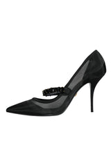 Red Taormina Lace Crystal Heels Pumps Shoes