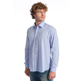 Light Blue Cotton Men Shirt