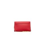 Red Polyethylene Women Crossbody Bag