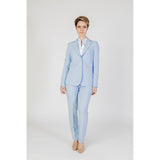 Blue Polyester Suits & Blazer