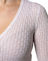 White Silk Button Down Cardigan Sweater