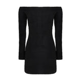 Off-shoulder Mini Dress