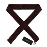 Silk Bordeaux Crown Chili Stampa da uomo Scarf