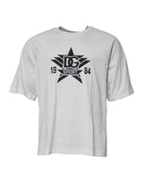 White DG Sport Crew Neck Short Sleeve T-shirt