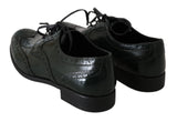 Eleganti brogue verdi Oxford Wingtip Flats