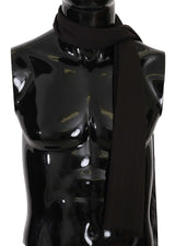 Elegante sciarpa da uomo a strisce a strisce