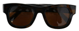 Occhiali da sole acetato marrone chic