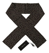 Elegante sciarpa maschile a pois seta