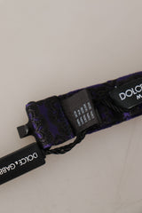 Elegante papilla di seta geometrica blu