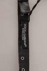 Polka Dot Silk Wok Coke in bianco e nero