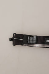 Elegante papilla di seta in nero e grigio