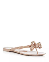 Women's Summer Rockstud PVC Thong Sandals