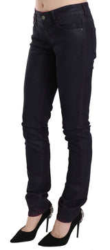 Chic Black Low Taille Skinny Denim