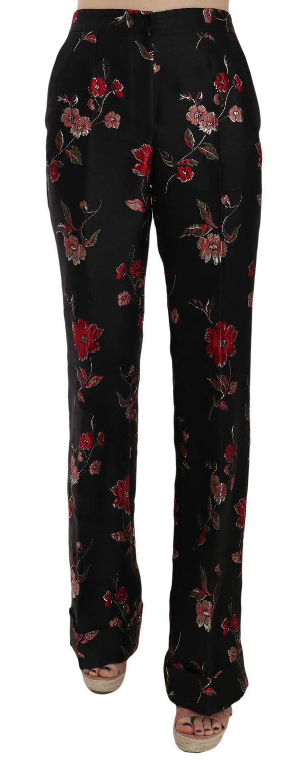 Pantalon de botte à imprimé floral élégant