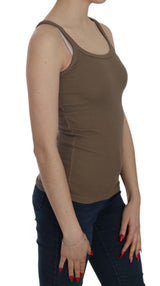 Top in cotone spaghetti chic Strap - Eleganza terrosa