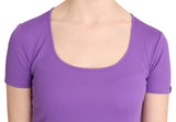 Chic Purple Casual Top για την καθημερινή κομψότητα