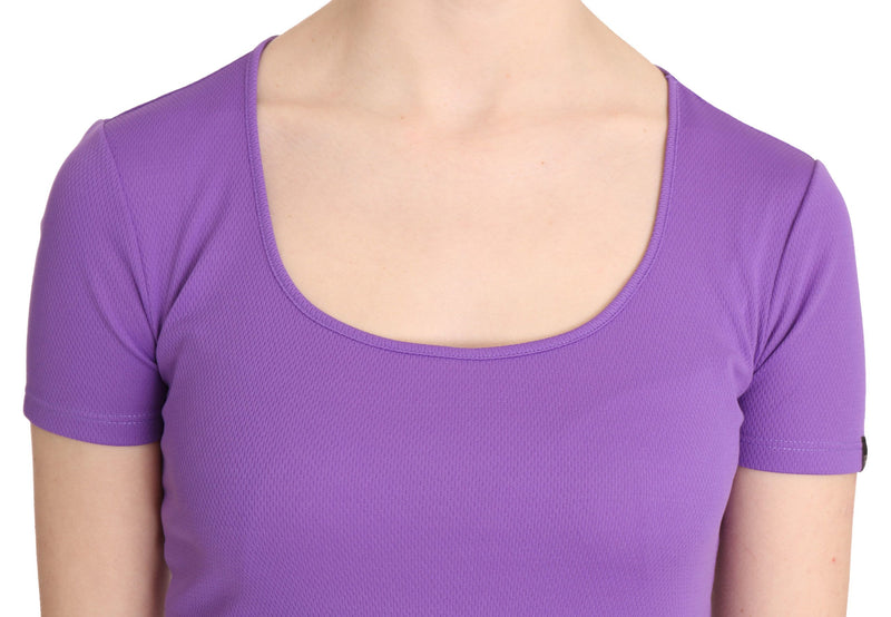 Top casual viola chic per l'eleganza quotidiana