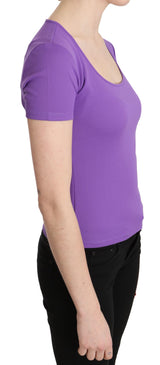 Chic Purple Casual Top για την καθημερινή κομψότητα