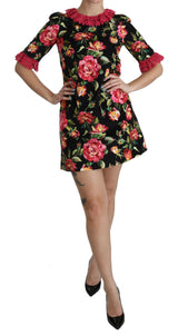 Κομψό Floral Lace A-Line Mini Dress