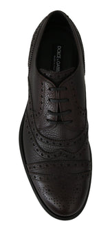 Elegante Herren Leder Derby -Kleiderschuhe