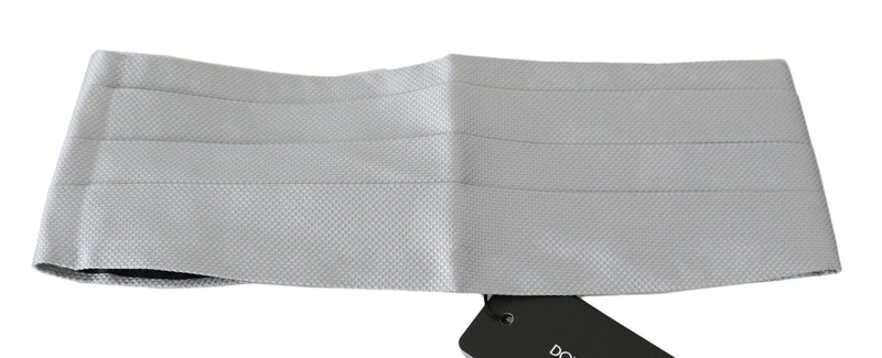 Elegante seda gris Cummerbund