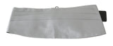 Elegantes Seidengrau Cummerbund