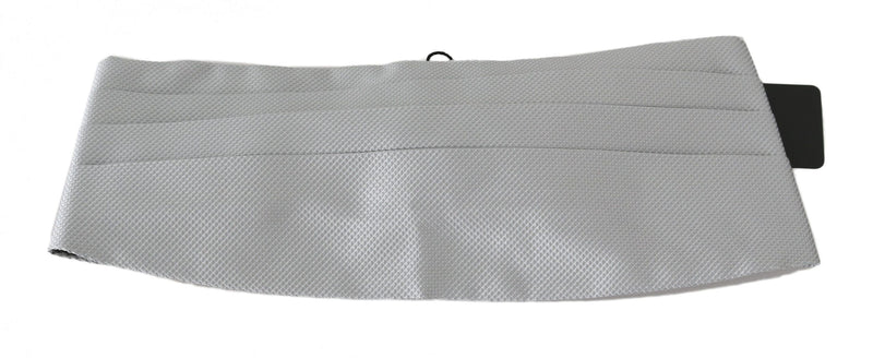 Elegante seda gris Cummerbund