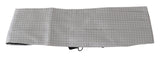 Elegante seda gris Cummerbund