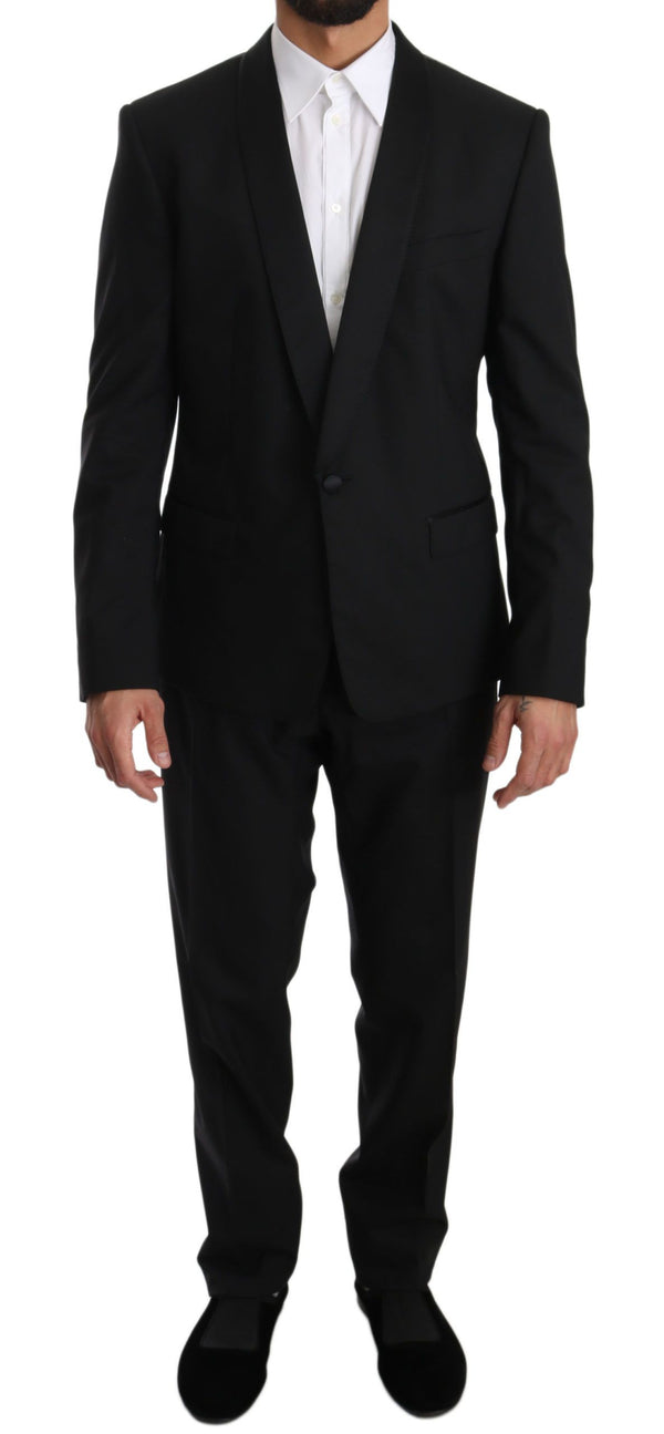 Ensemble de costumes martini élégant noir slim fit