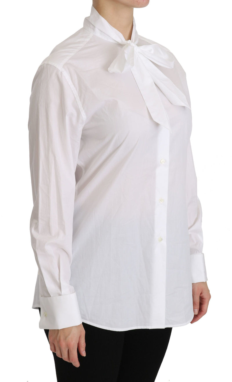 Elegante top de polo de cuello de tortuga blanca