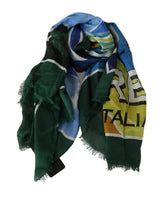 Elegant Multicolor Modal-Cashmere Men's Scarf