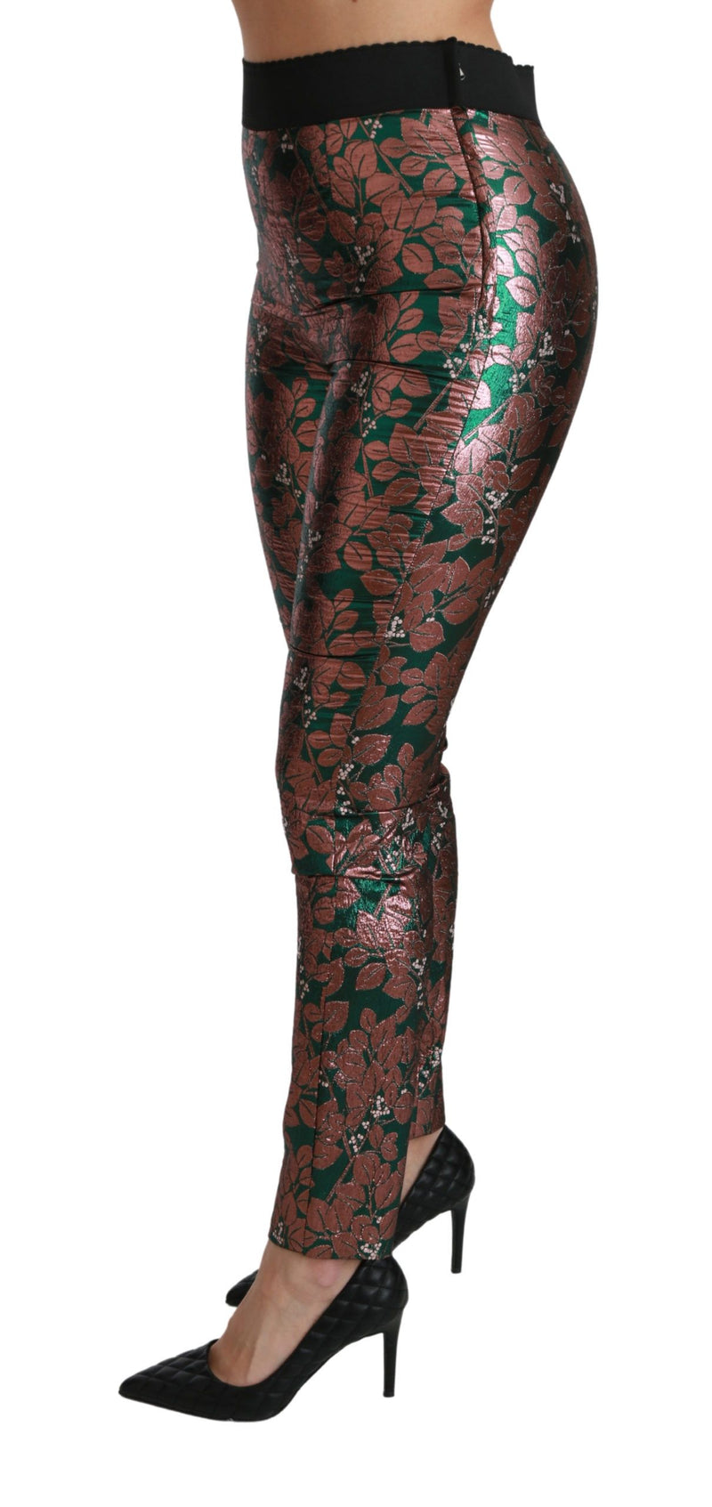 Elegante Bronzeblattmetallhose