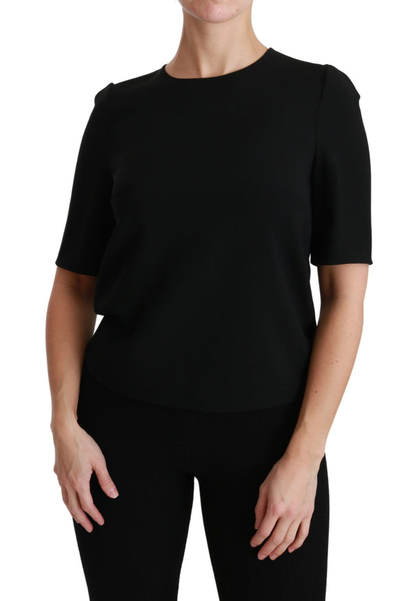 Elegante blusa estiradora negra