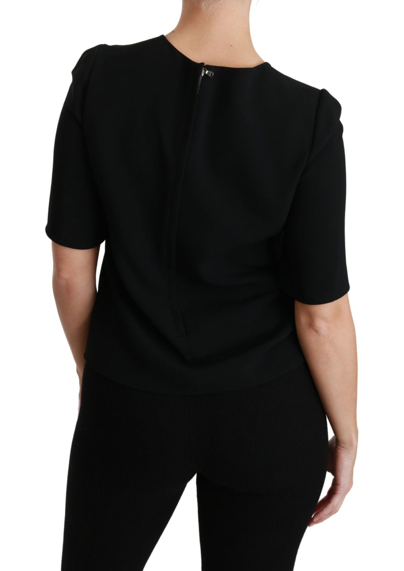 Elegante blusa estiradora negra